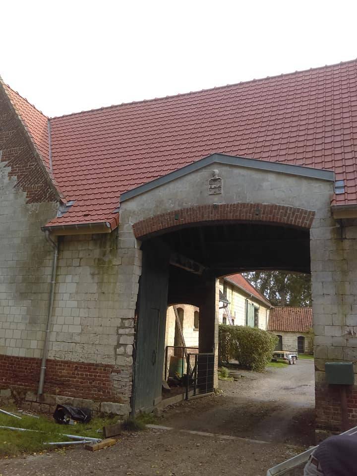 Rénovation toiture Corps de ferme à Antigneul